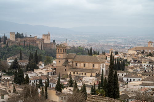 View of Alhambra from Old Town image