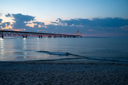 Mack Bridge at Sunset image