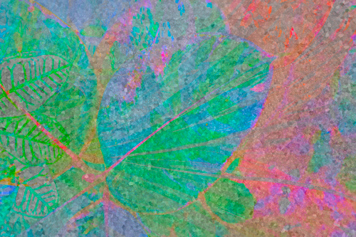 Green Leaves Abstract image