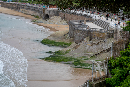 Seawall in San Sebastion 2 image