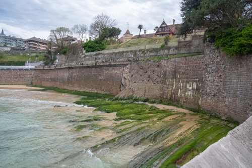 Seawall in San Sebastian image